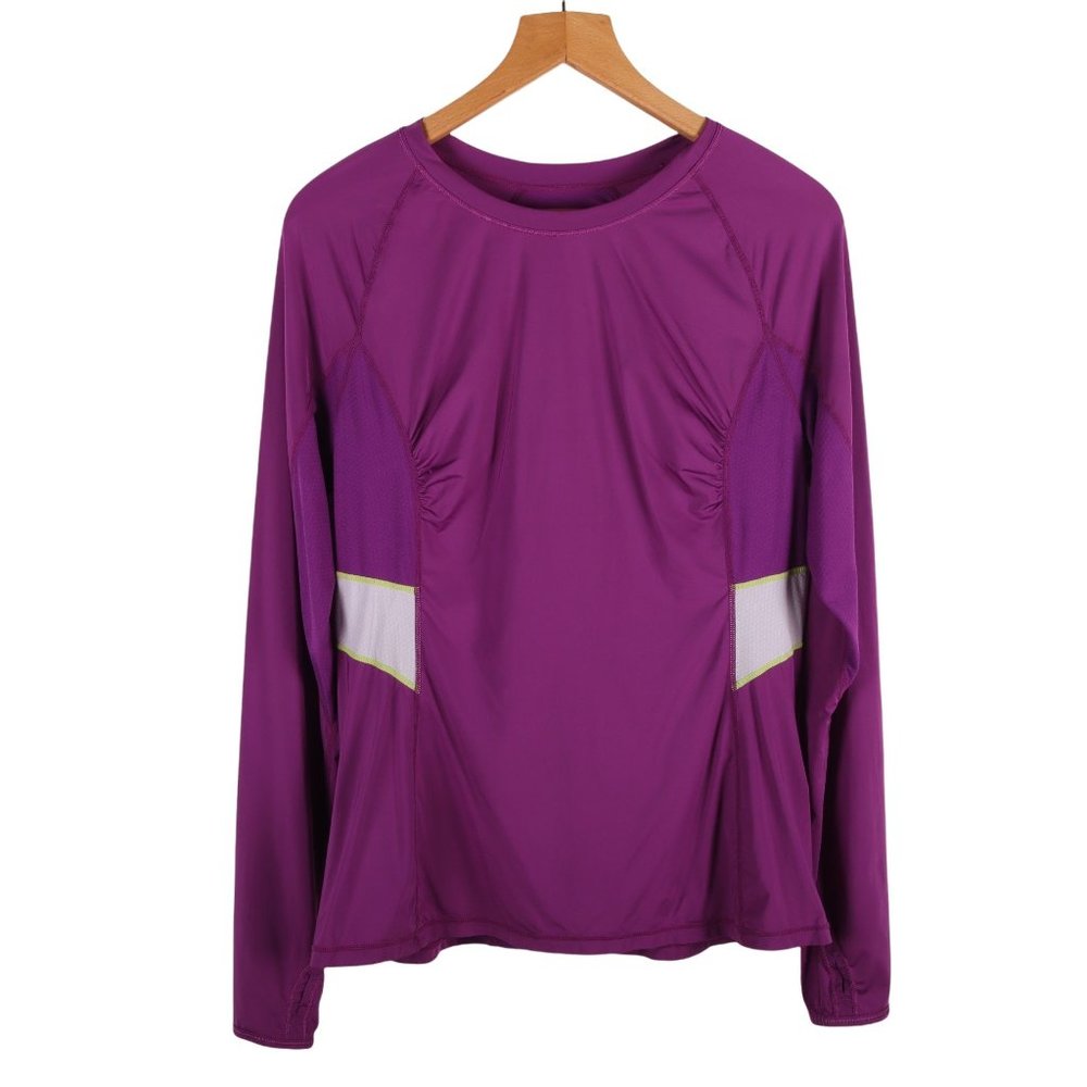 LULULEMON Purple Long Sleeve Women's Running Top